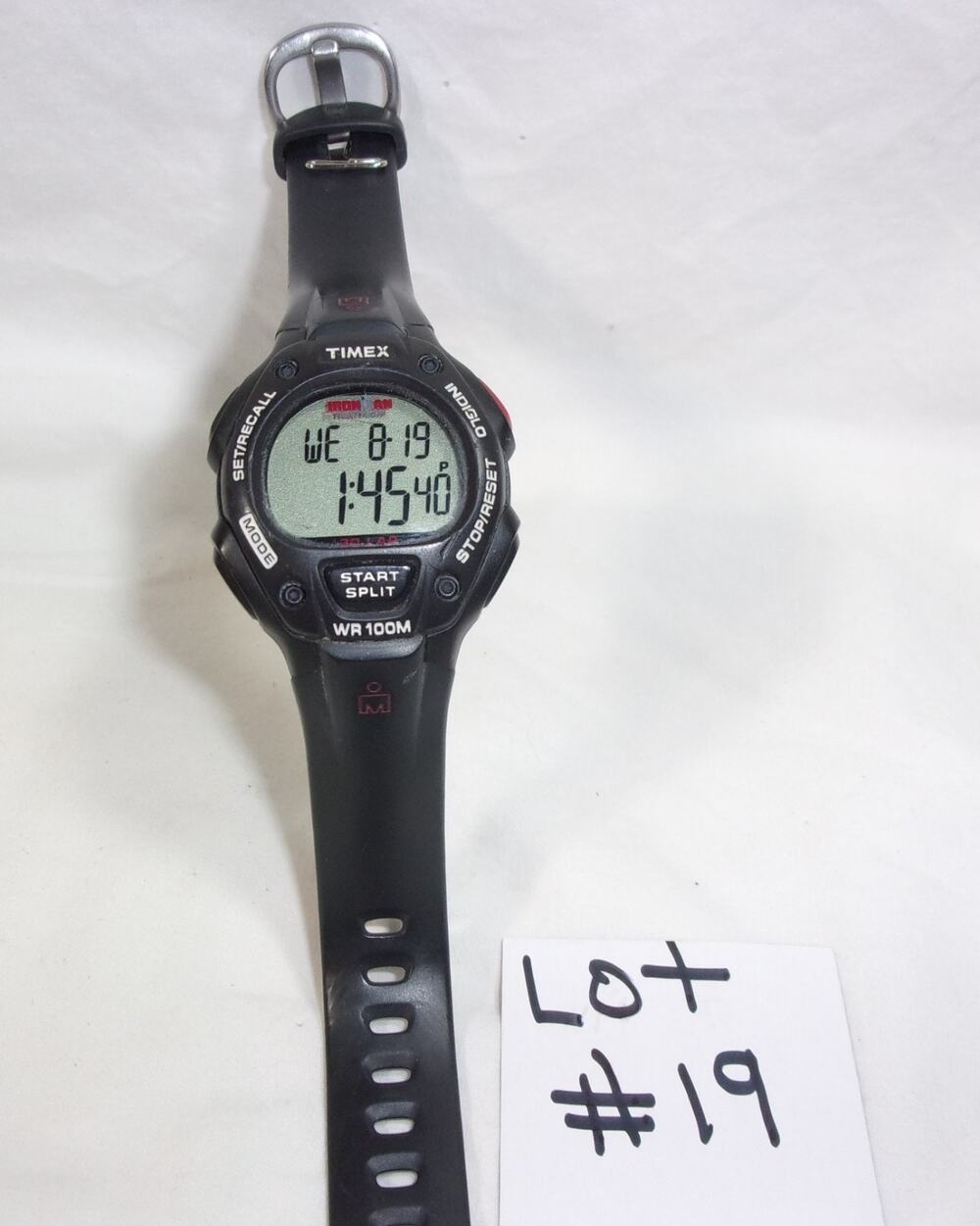 TIMEX IRONMAN TRIATHLON WR100M BLACK WATCH-WORKS